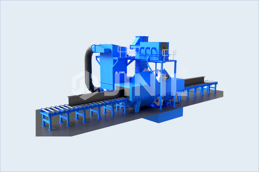 Airless Shot Blasting Machine - Roller Conveyor Type